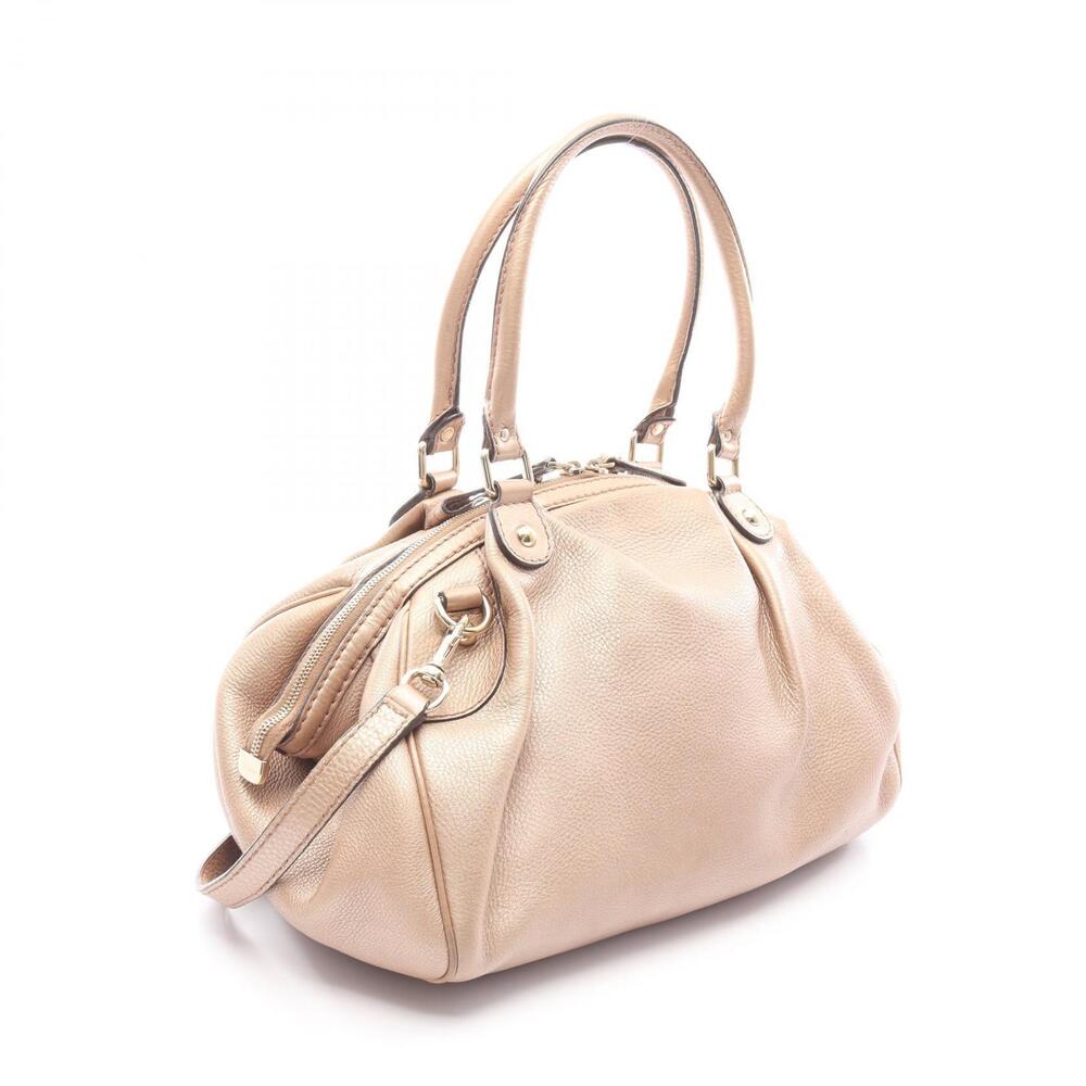 Gucci beige Handbag Sukey leather Tan